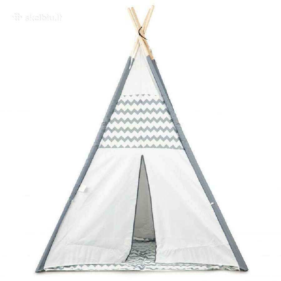 Naujos indėniško stiliaus palapinės Tipi - nuotraukos Nr. 6