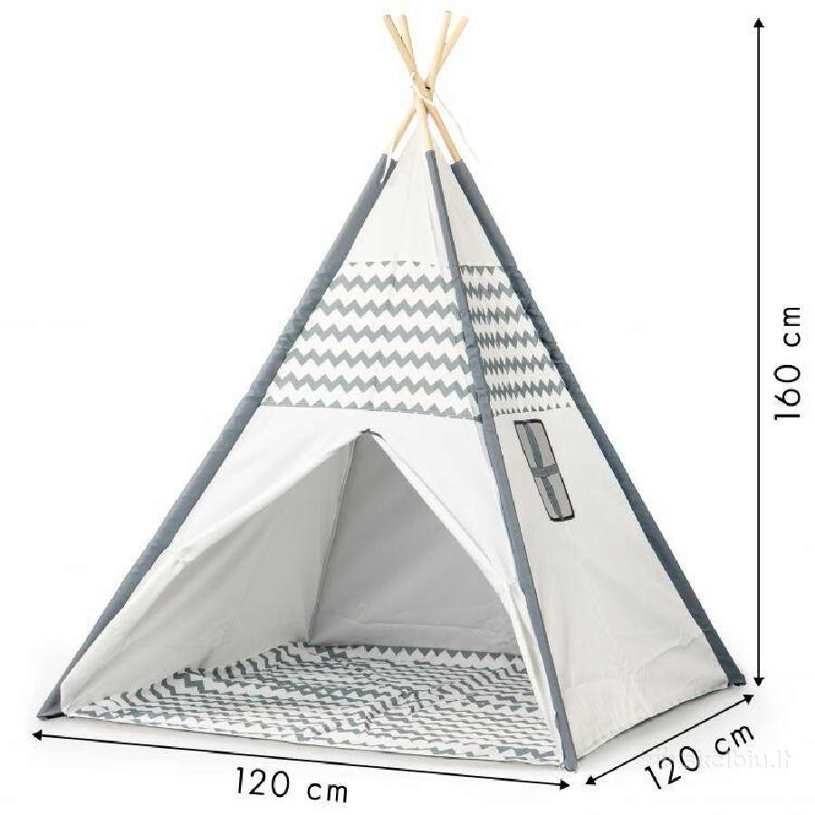 Naujos indėniško stiliaus palapinės Tipi - nuotraukos Nr. 8
