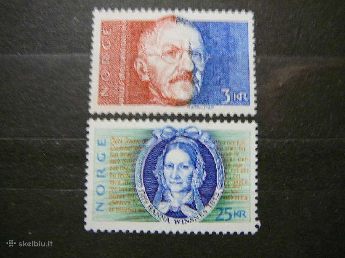 Poetas Rasytoja Norvegija 1989 Mnh nvg1031