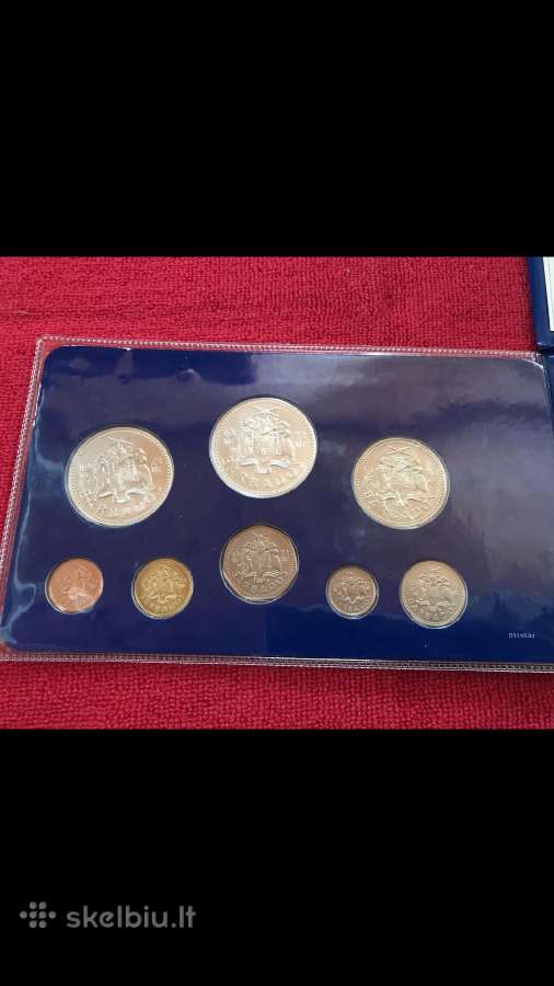 Monetos barbados 1973m cu-ni ir sidabras - nuotraukos Nr. 2