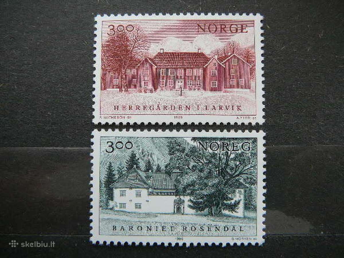 Architektura Norvegija 1989 Mnh nvg1033