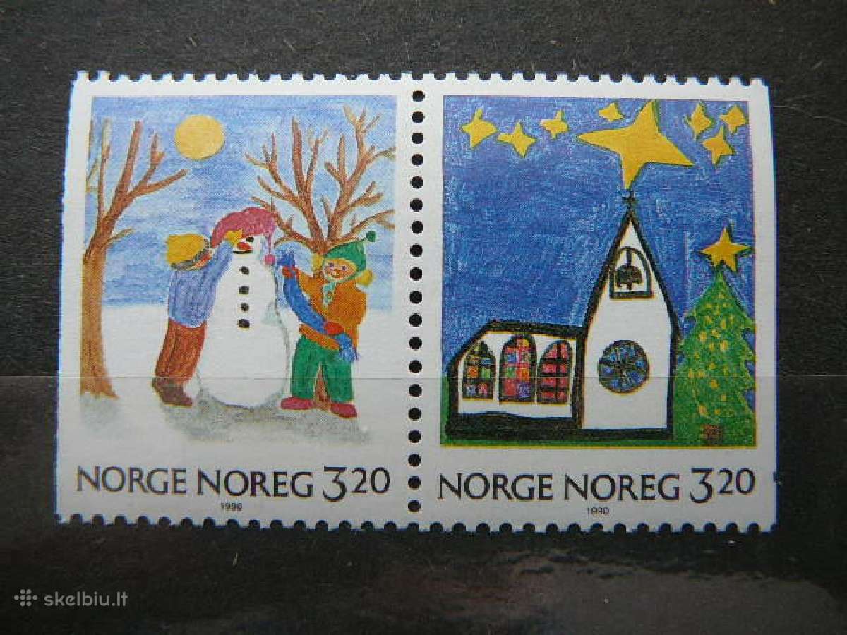 Sventos Kaledos Norvegija 1990 Mnh nvg1057