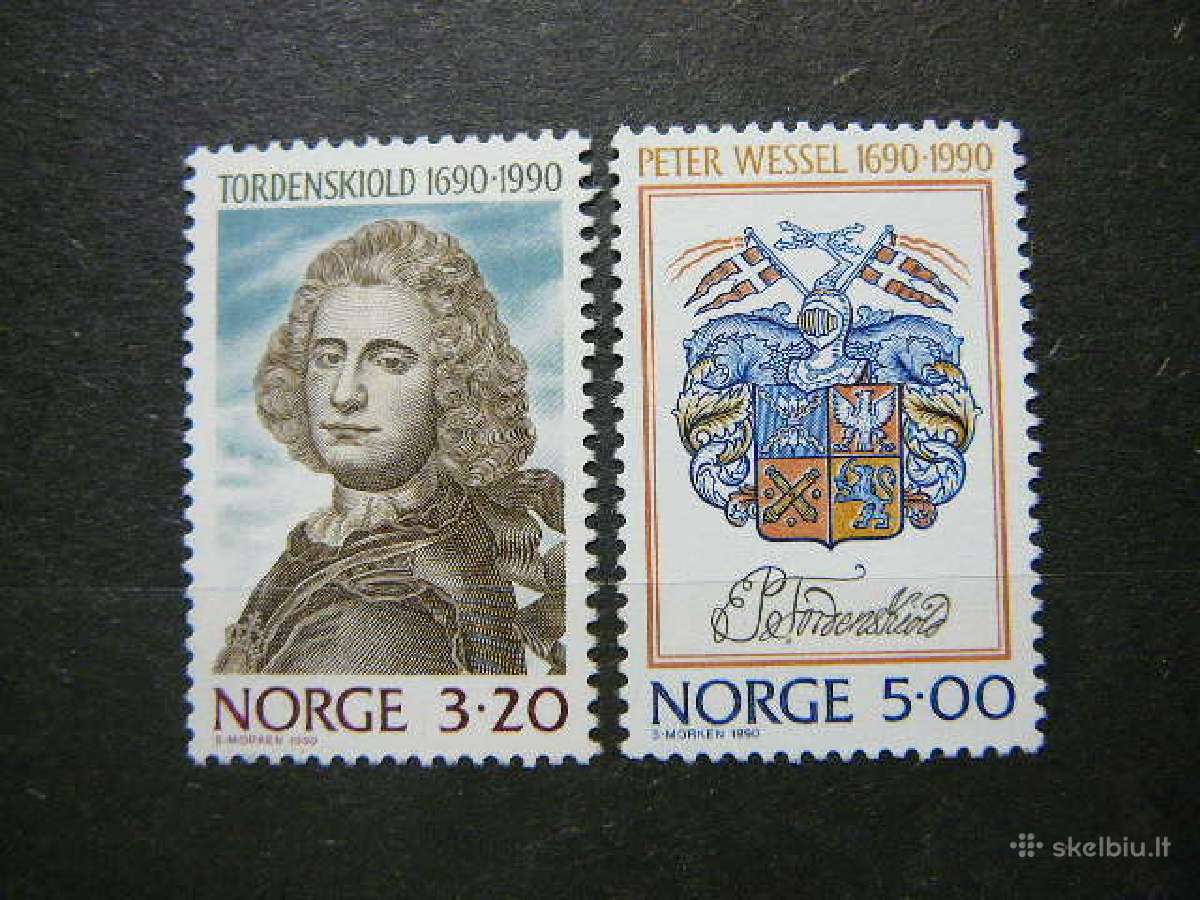 Jureivis Herbas Norvegija 1990 Mnh nvg1048