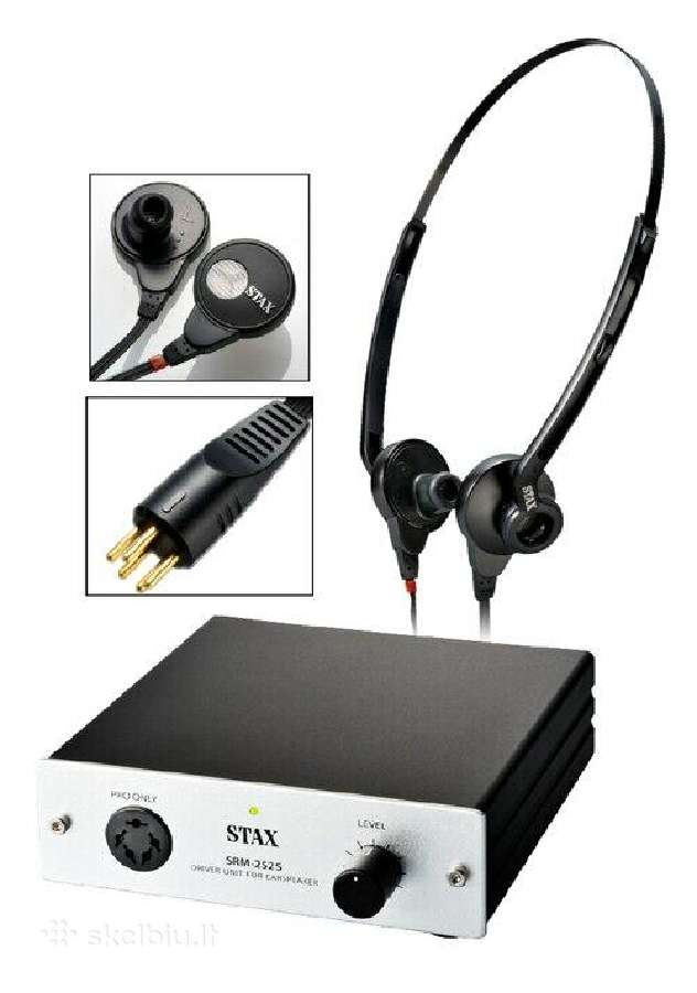 Stax Sr-l700mk2 ausines,portable energizer SRM D10 - nuotraukos Nr. 3