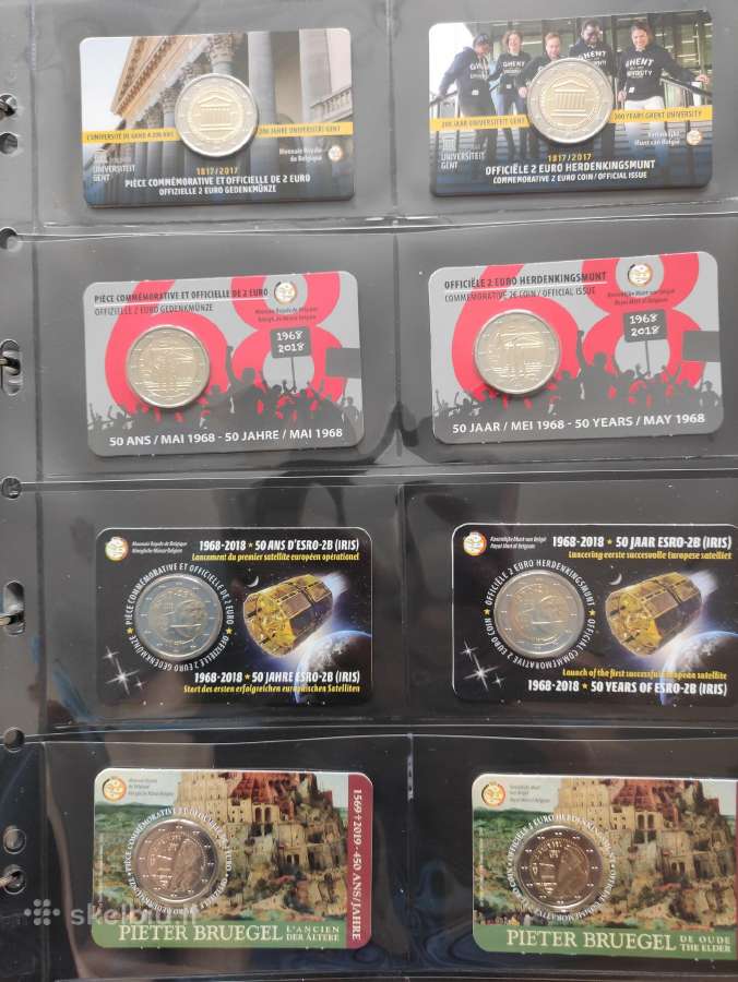 2 eurų Belgijos Unc proginės monetos - nuotraukos Nr. 7