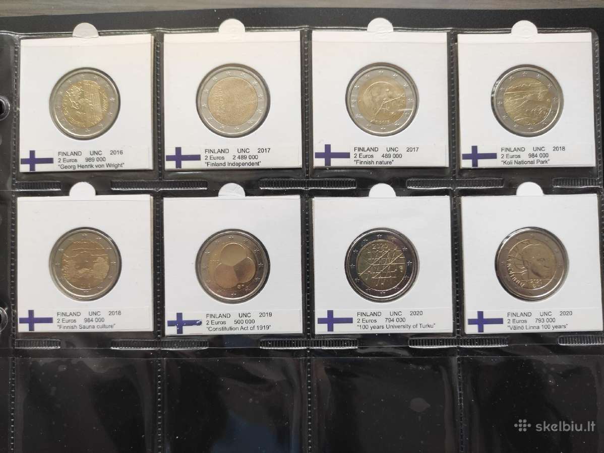 2 eurų Suomijos Unc proginės monetos - nuotraukos Nr. 2