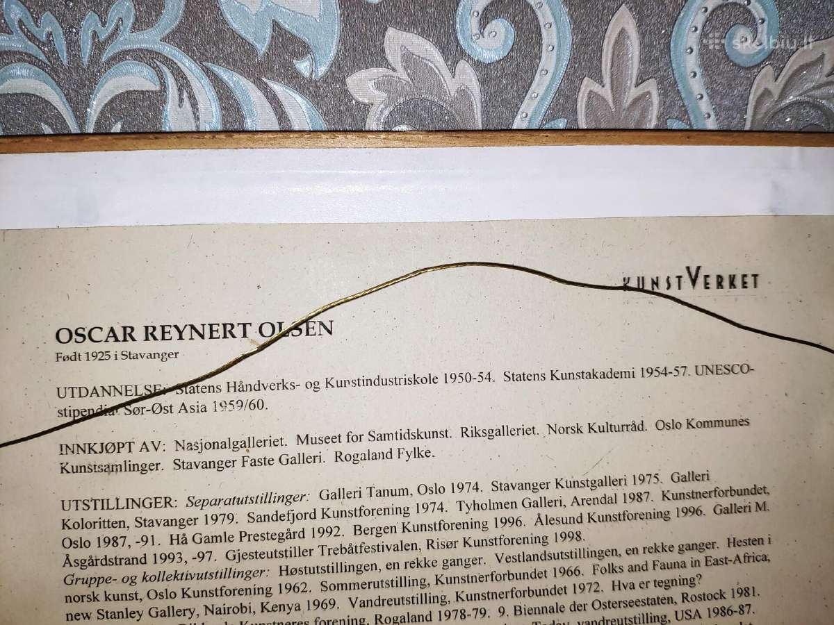 Nedidelis Oscar Reynert Olsen paveikslas - nuotraukos Nr. 7