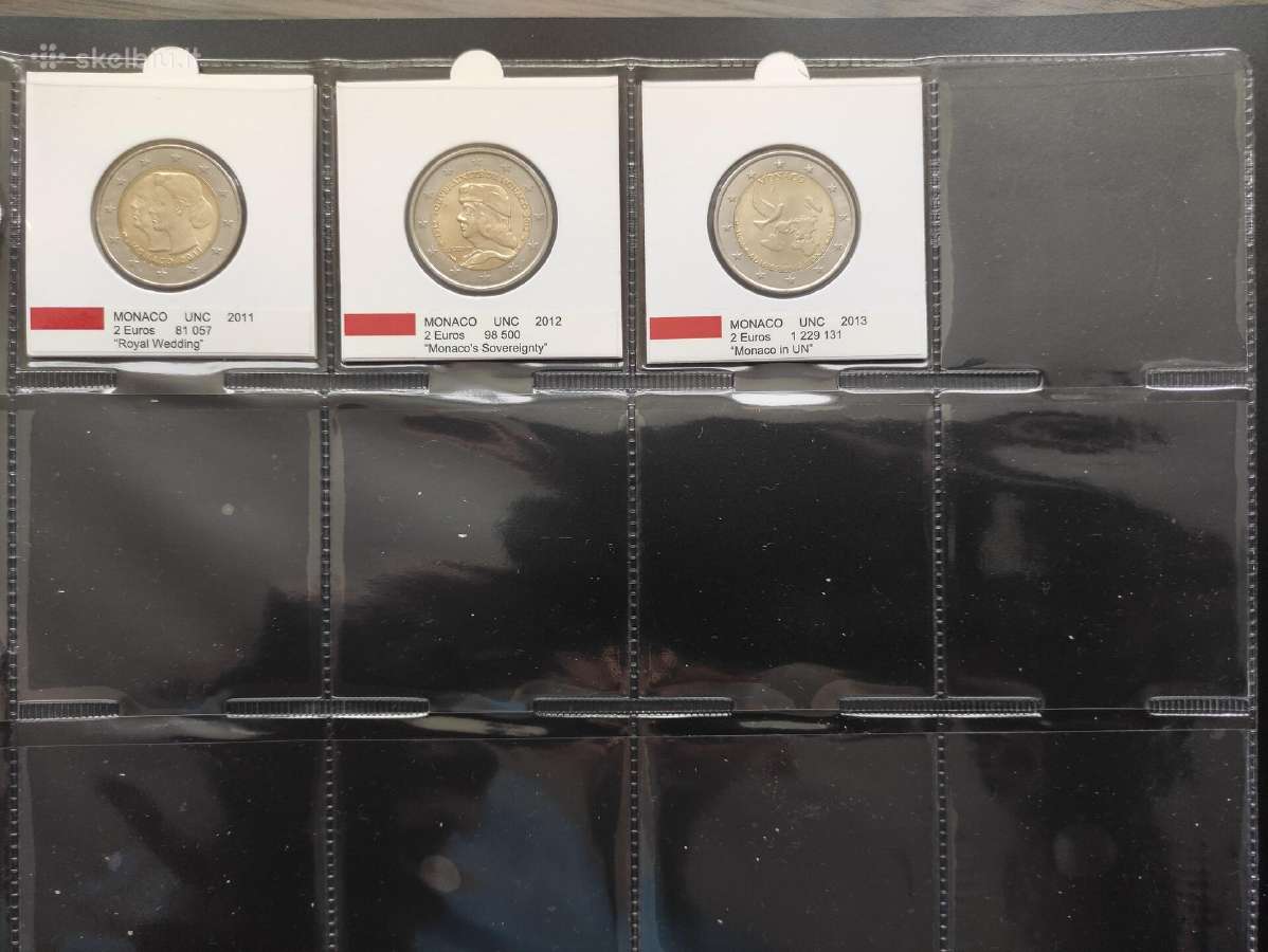 2 eurų Monako Unc proginės monetos - nuotraukos Nr. 8
