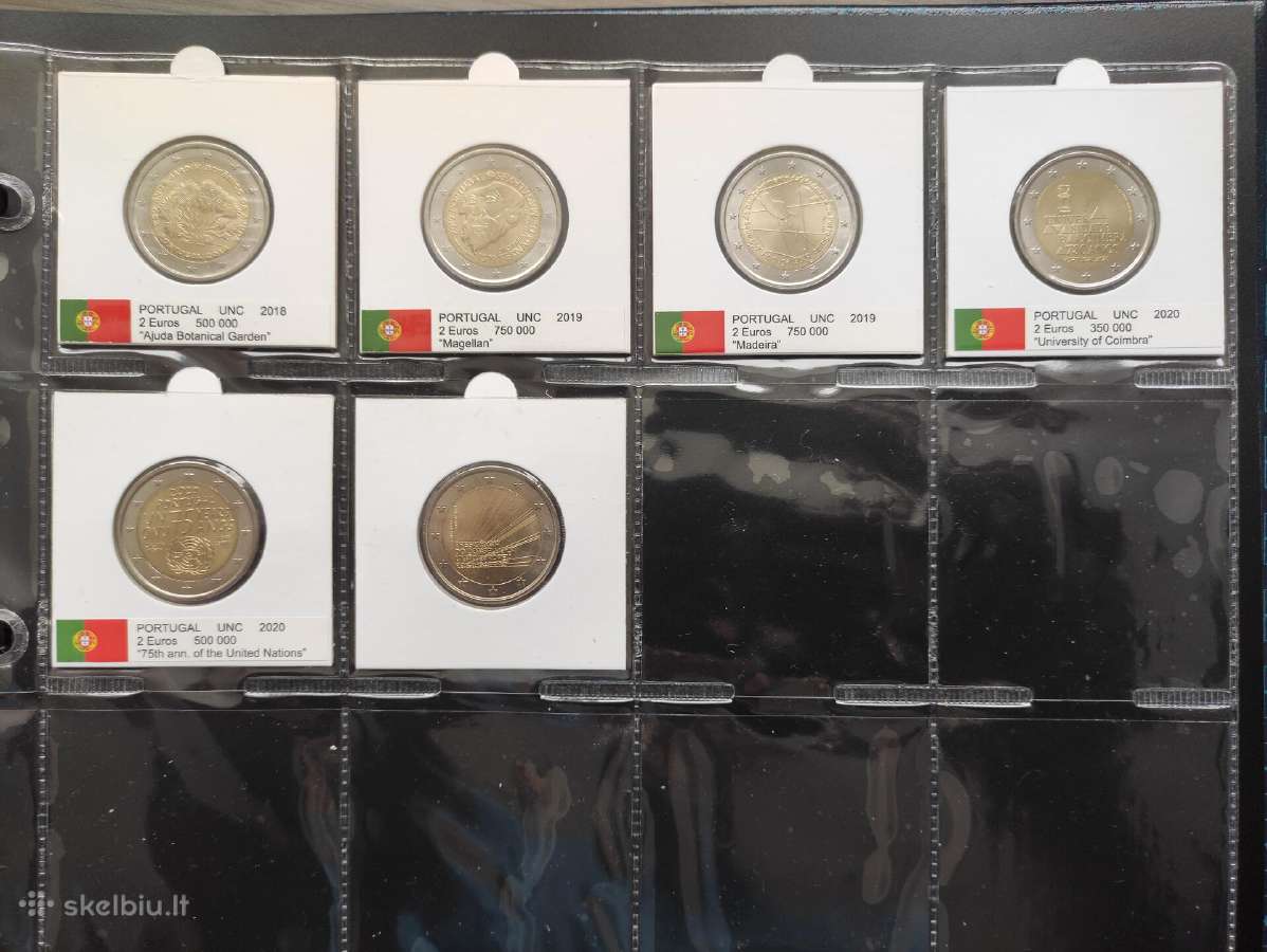 2 eurų Portugalijos Unc proginės monetos - nuotraukos Nr. 2