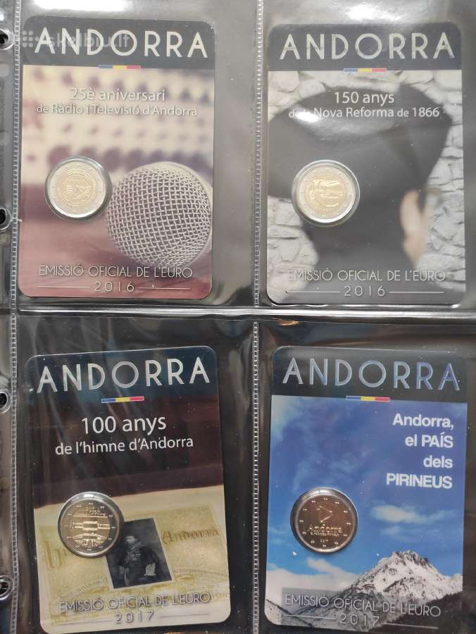 2 eurų Andoros Unc proginės monetos - nuotraukos Nr. 2