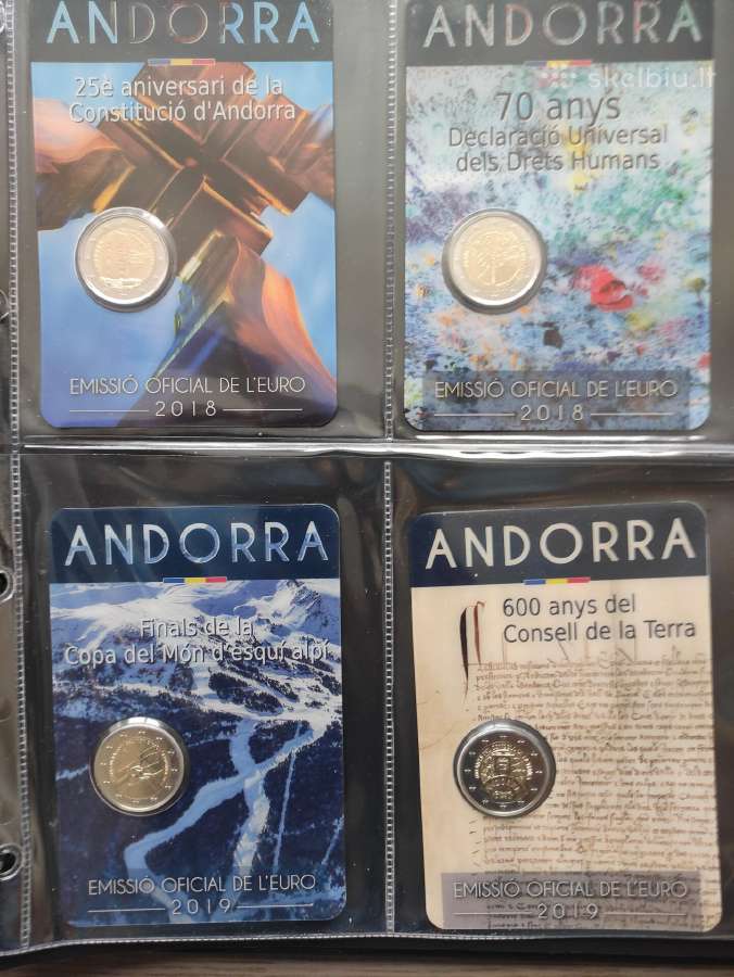 2 eurų Andoros Unc proginės monetos - nuotraukos Nr. 3