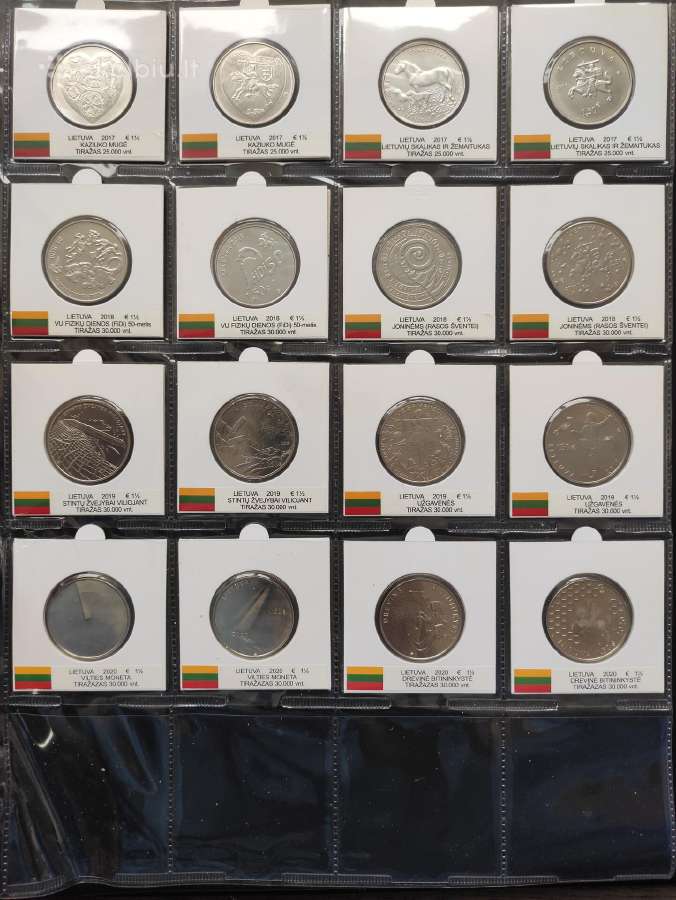 Lb monetos 1,5 eu (pusantrokai)