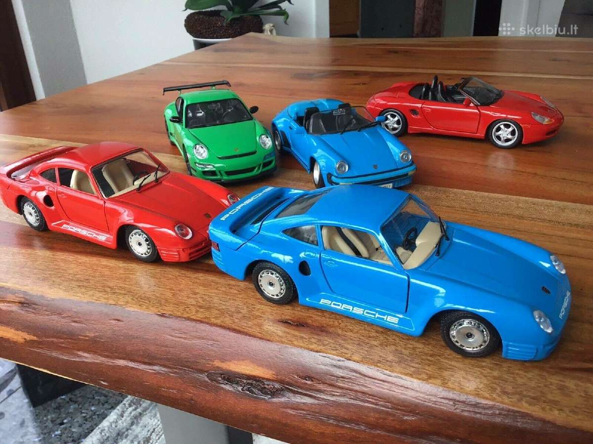 Porsche modeliukai 1:24 959 911 modeliukas - nuotraukos Nr. 3