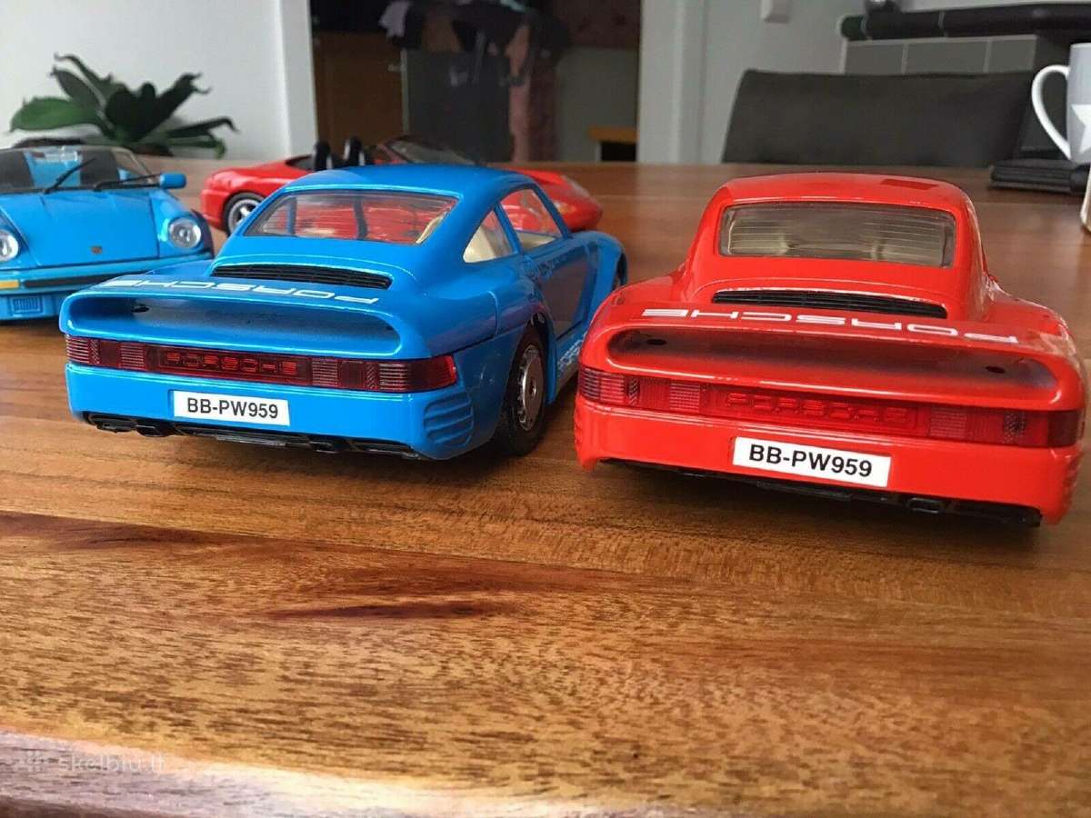 Porsche modeliukai 1:24 959 911 modeliukas - nuotraukos Nr. 5