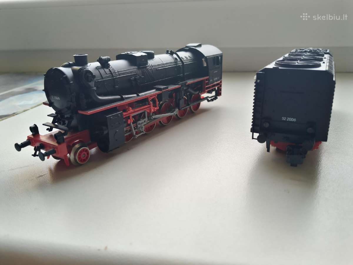 Garvežio su tenderiu Br52_19-20 modelis M1:87 - nuotraukos Nr. 7