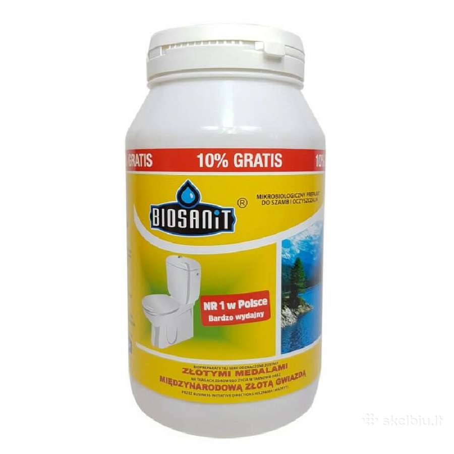 Bakterijos Biosanit Biolux nuotekoms 500gr.