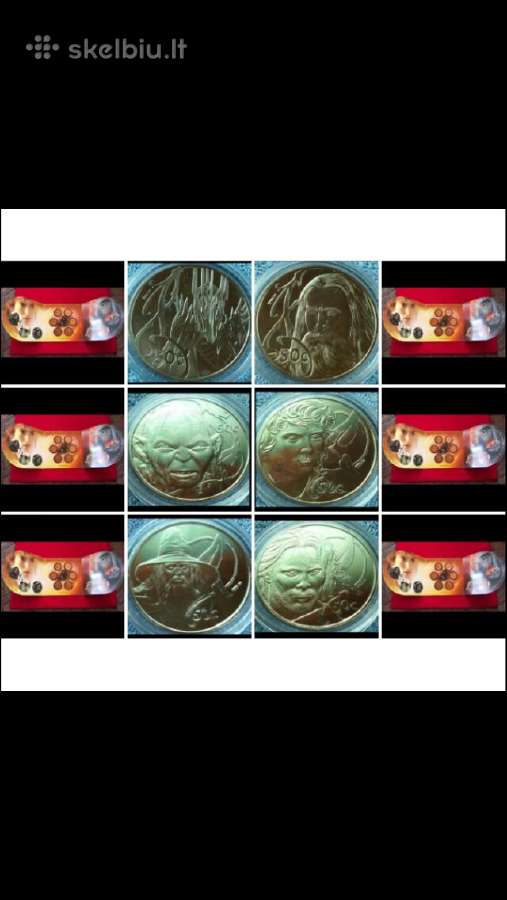 Monetos new zealand 2003m 50 centu 6 vnt