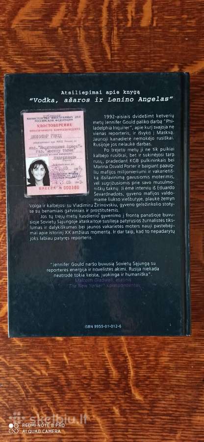 Parduodu knyga"vodka,ašaros ir Lenino angelas" - nuotraukos Nr. 2