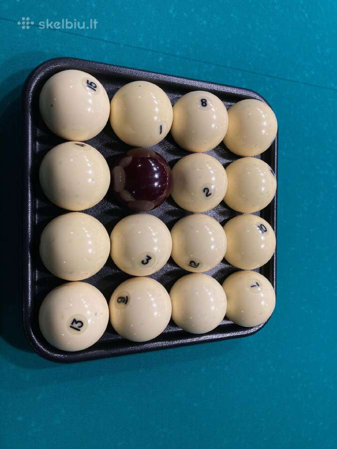 Rusiško biliardo rutuliai Aramith