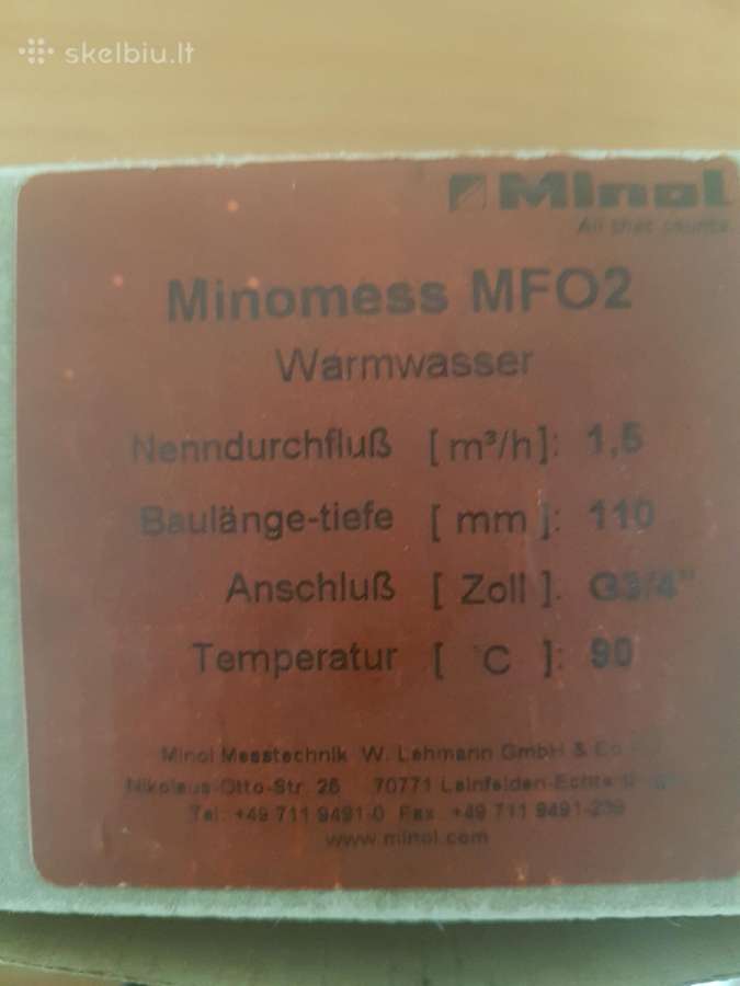 Minomess srauto matuoklis - nuotraukos Nr. 2