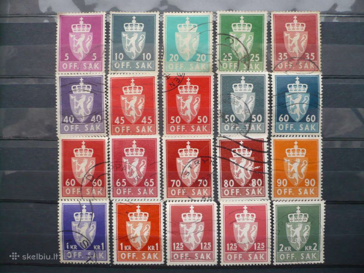 1955 - 1977 Off. Sak I - Sak III