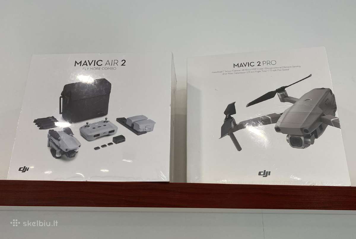 Nauji Dji Mavic Air2s, Mini2 3 combo ir baterijos - nuotraukos Nr. 2