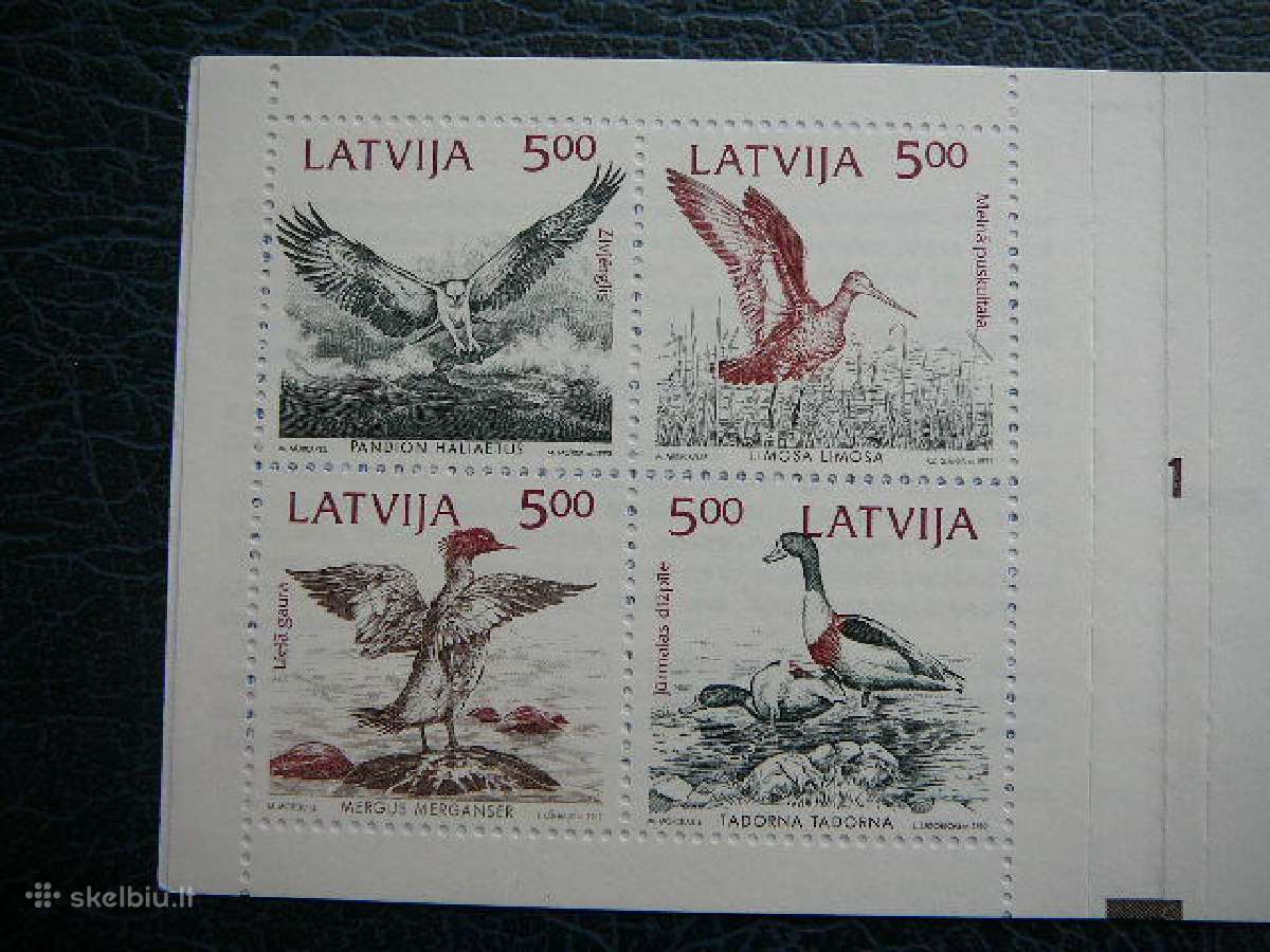 Latvija (Lietuva) Bendra laida1992 Buklet. la340b1 - nuotraukos Nr. 2