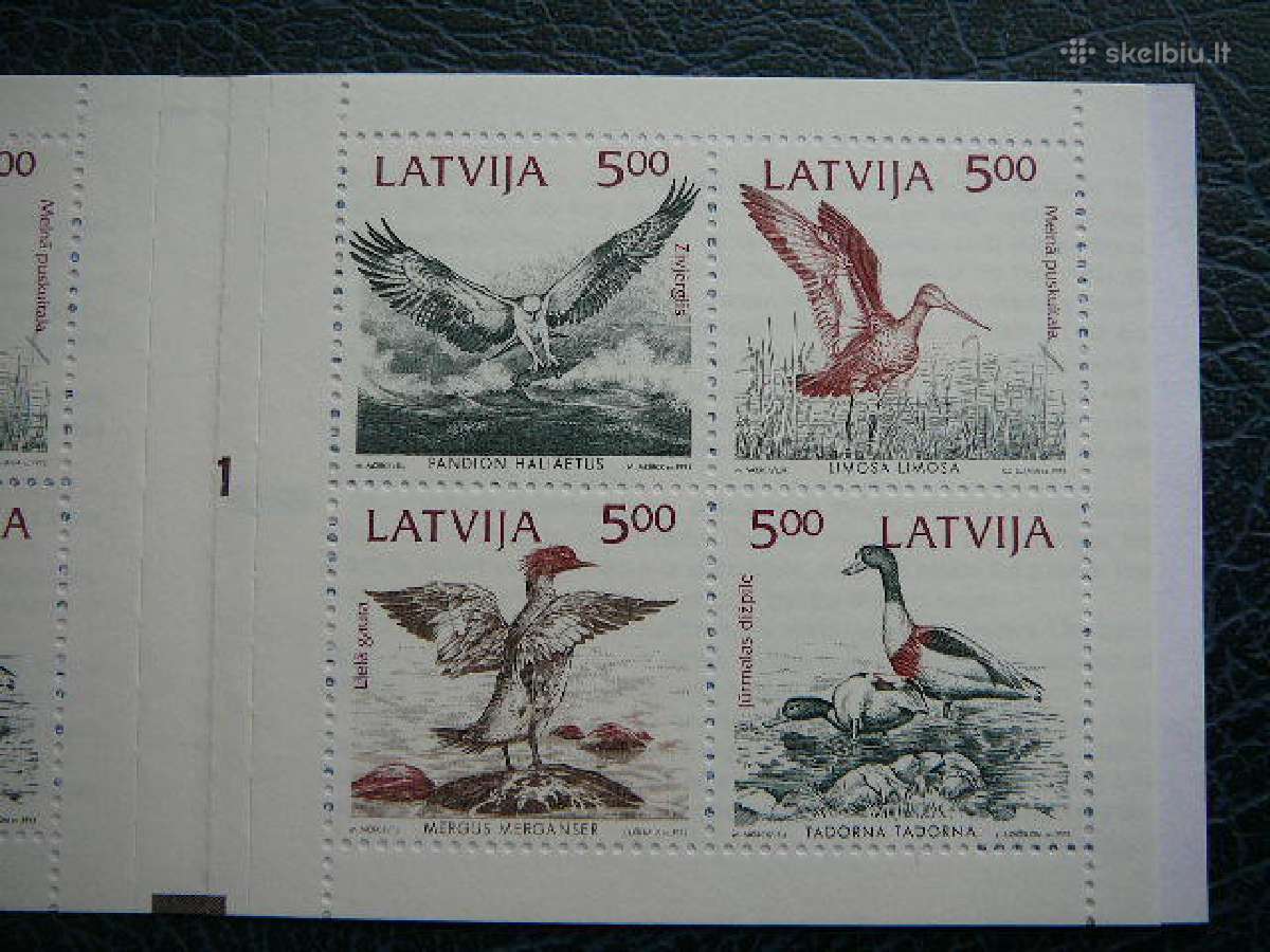 Latvija (Lietuva) Bendra laida1992 Buklet. la340b1 - nuotraukos Nr. 3