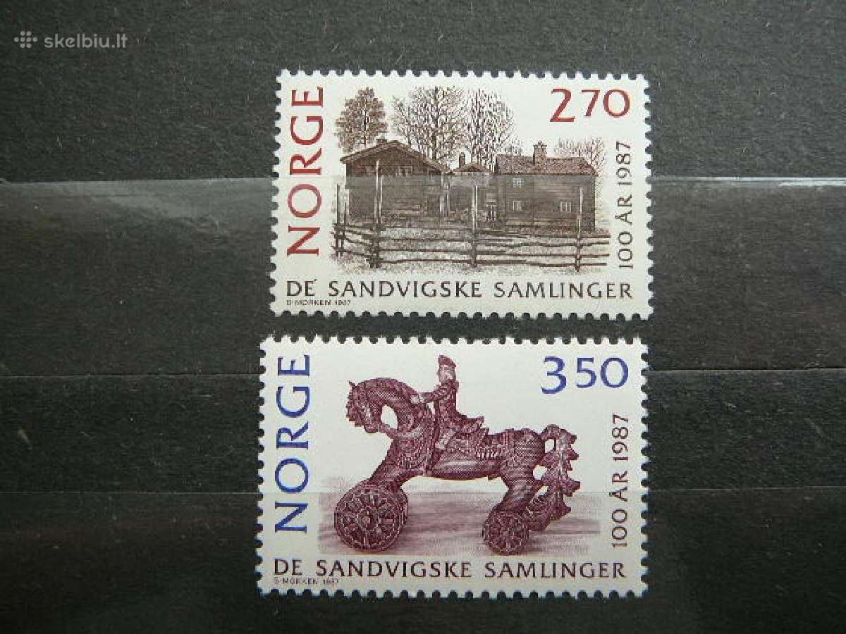 Muziejus Norvegija 1987 Mnh nvg971
