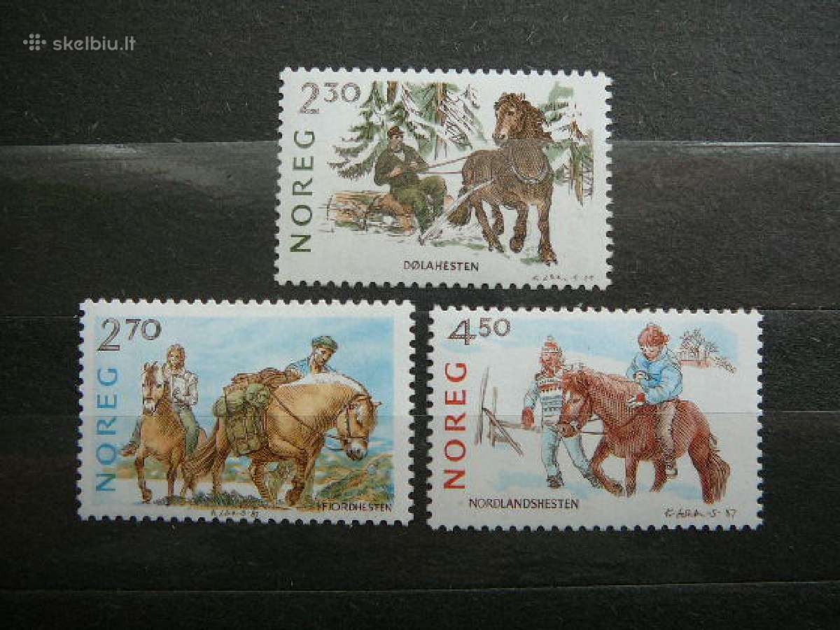 Arkliai Norvegija Mnh nvg981