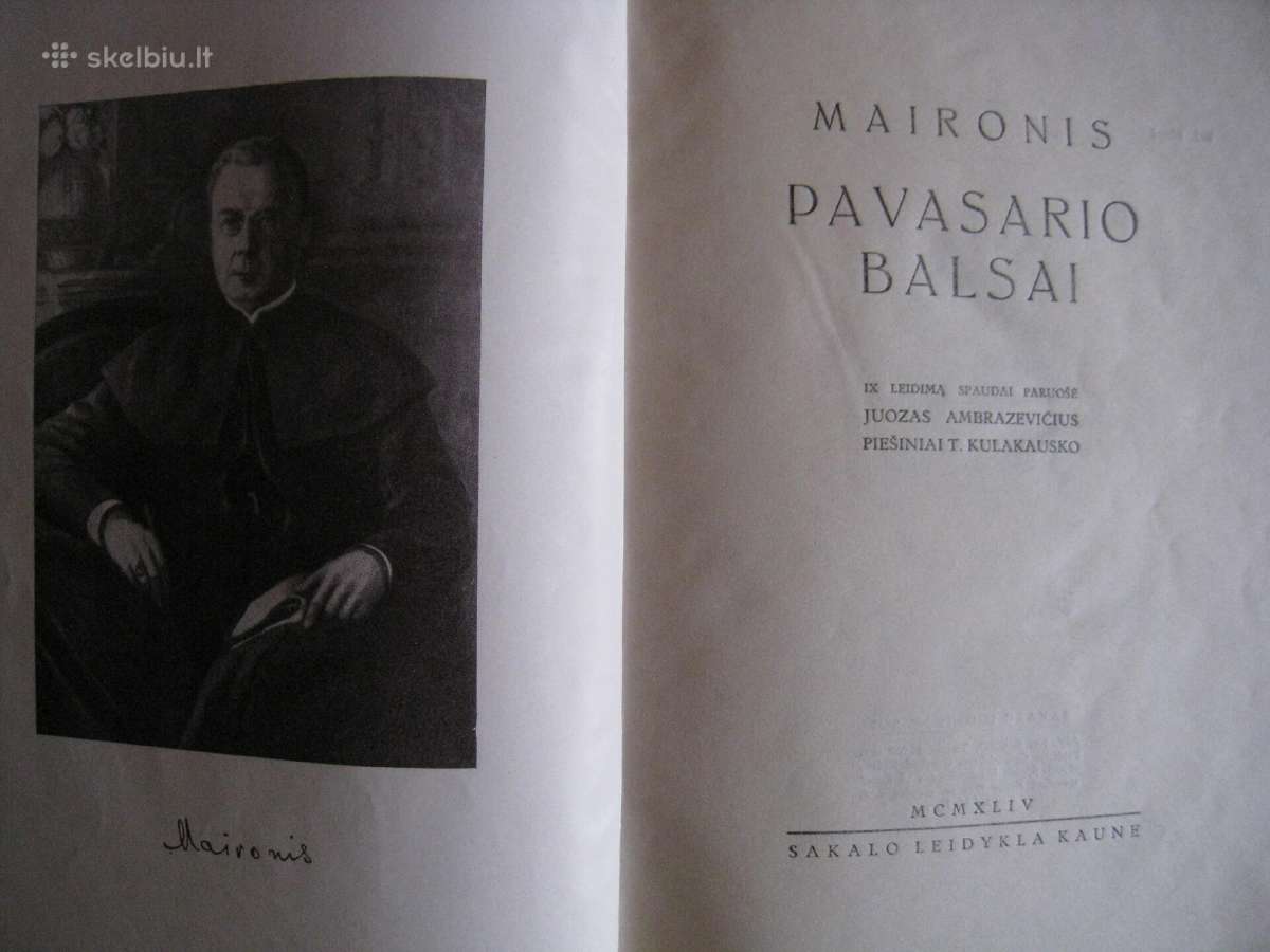 Maironis Pavasario balsai 1944 m. - nuotraukos Nr. 4