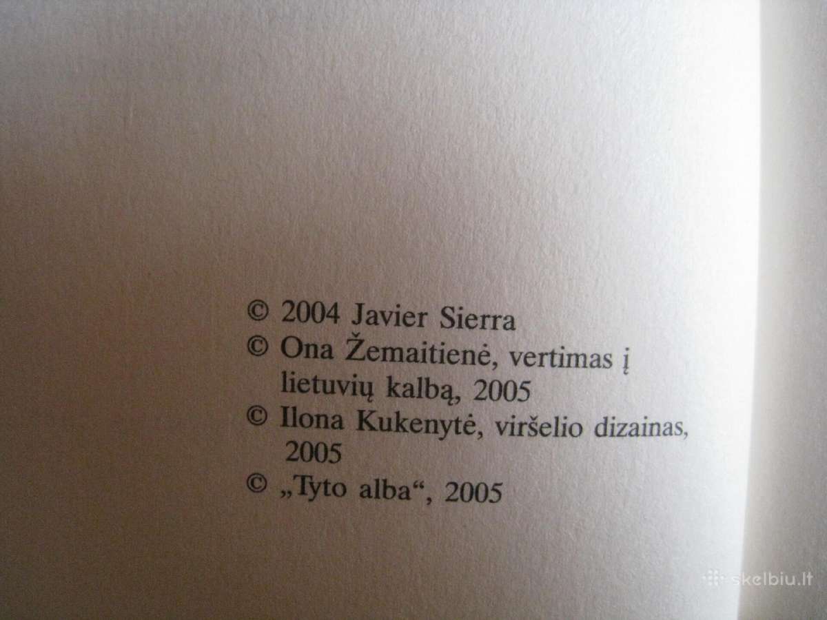 Javierra Sierra Paslaptingoji vakarienė 2005 m - nuotraukos Nr. 8
