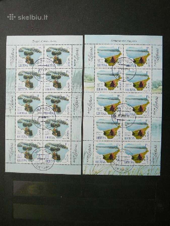 Lietuva 2001 Europa Cept antsp. lit756kla