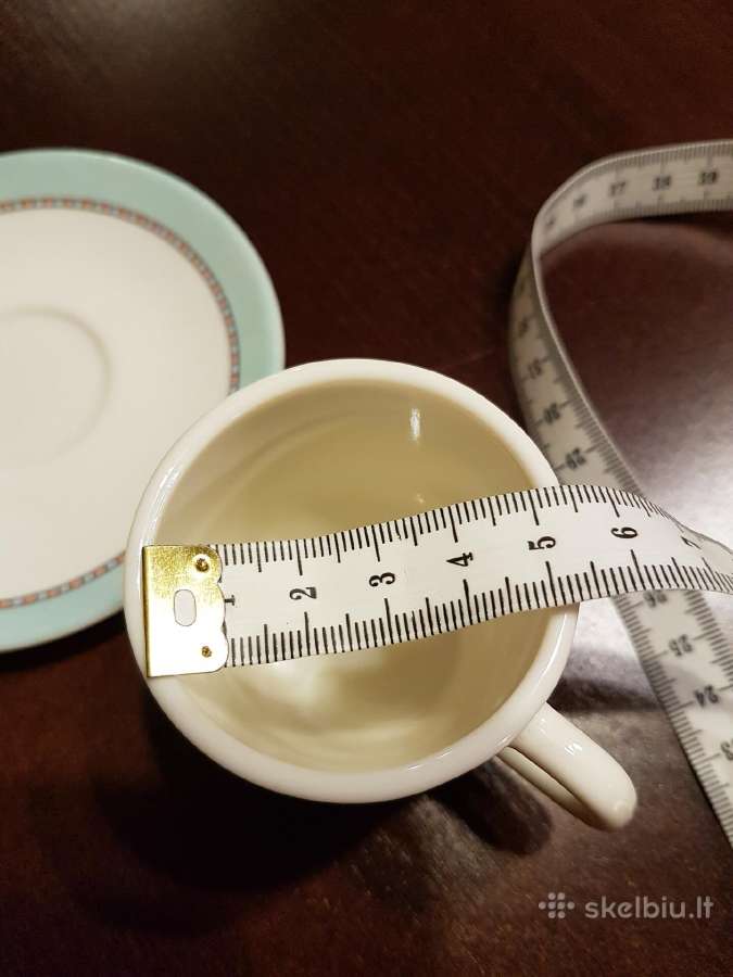 Prancūziškas Espresso kavos puodelis su lėkštute - nuotraukos Nr. 7