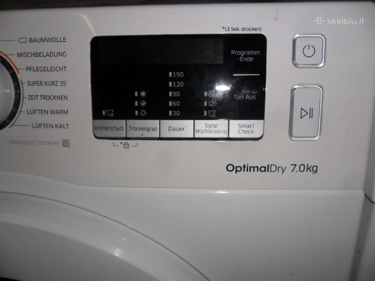 Dziovykle Samsung A++ 7kg - nuotraukos Nr. 5