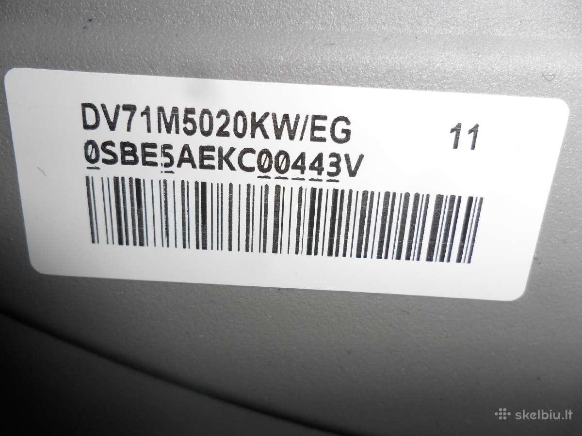 Dziovykle Samsung A++ 7kg - nuotraukos Nr. 6
