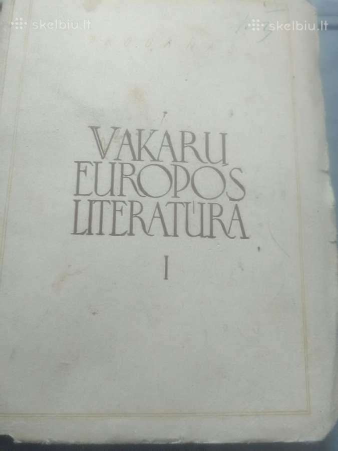 Vakaru europos literatura