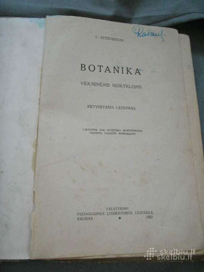Botanika 1962 m