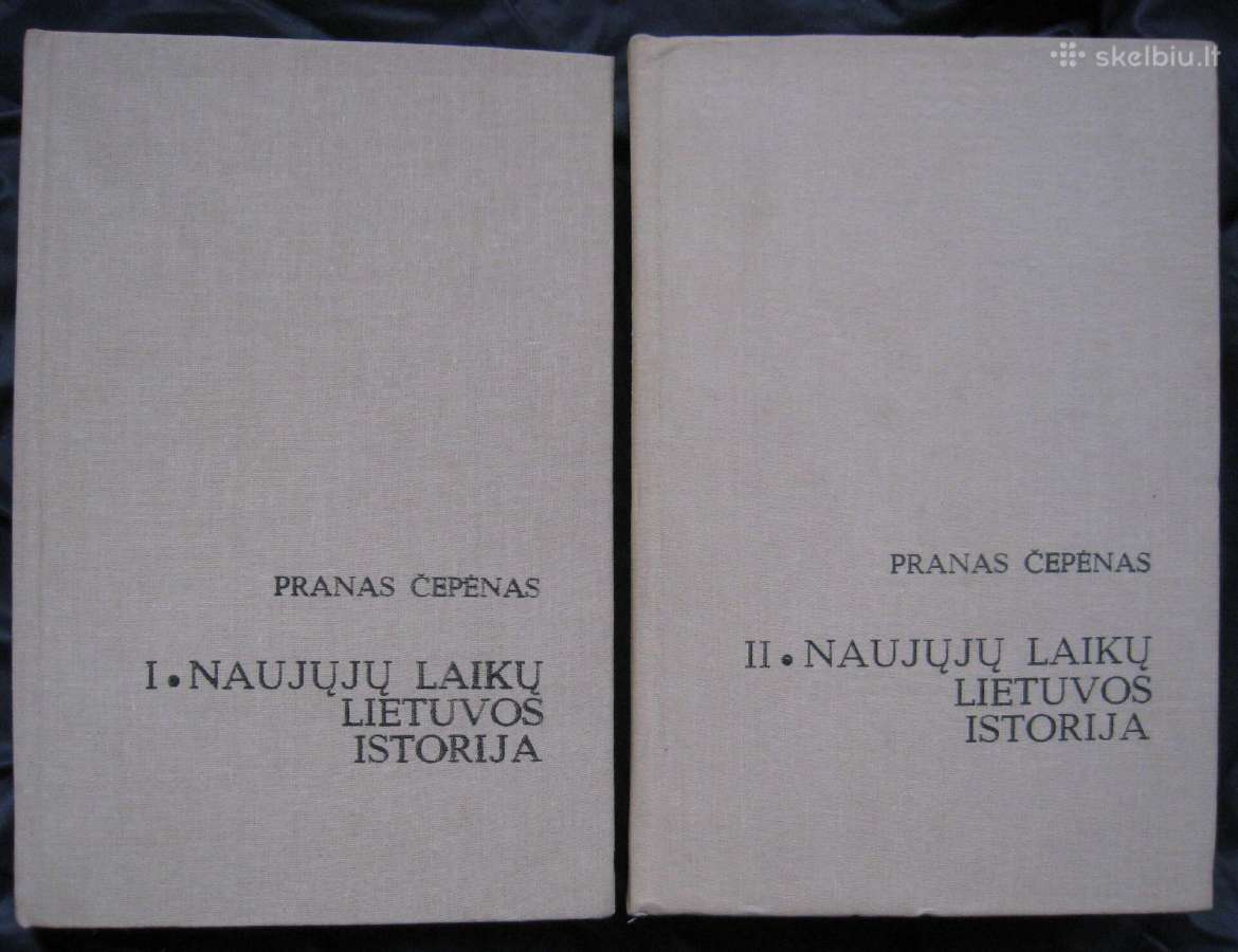 Pranas Čepėnas naujų laikų Lietuvos istorija 1+2 d