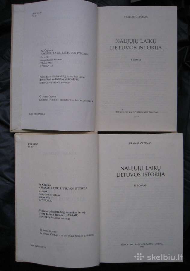 Pranas Čepėnas naujų laikų Lietuvos istorija 1+2 d - nuotraukos Nr. 4