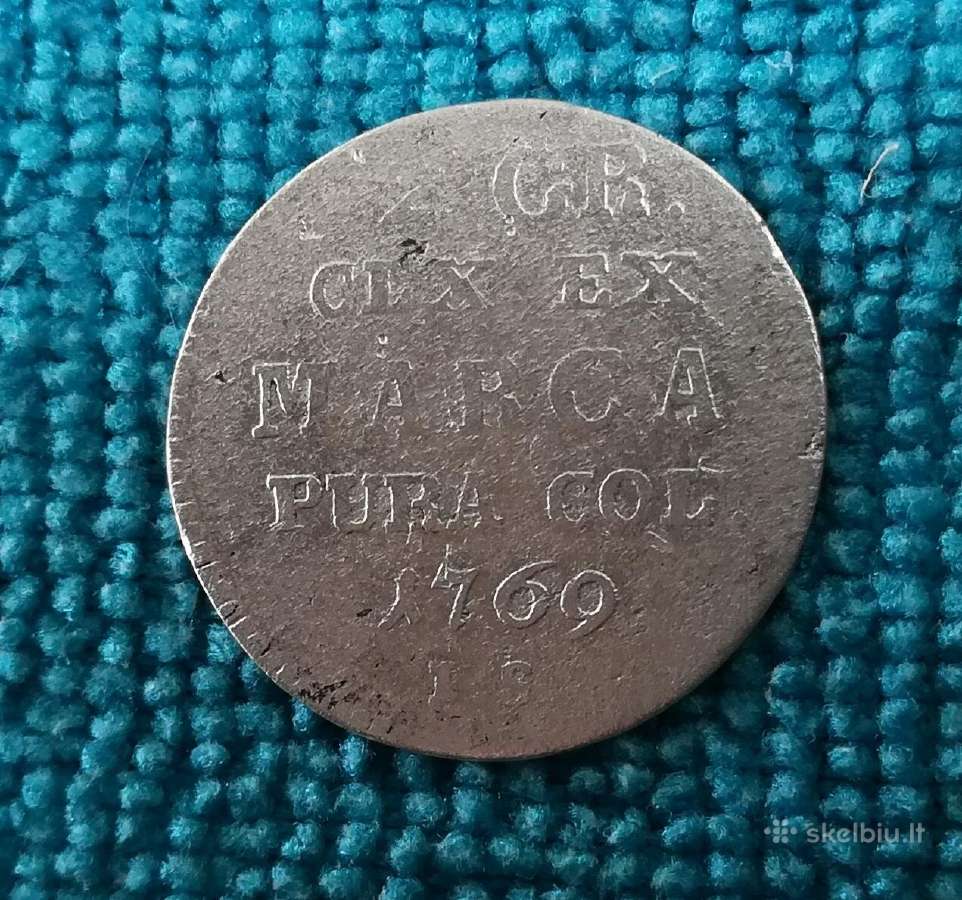 Moneta 2 grašiai 1769m-1 Reta - nuotraukos Nr. 2