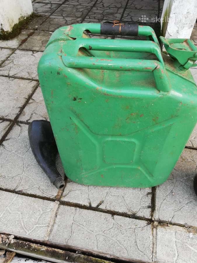 Kanistras su leika20€, filtras, dyzelio priedas10€ - nuotraukos Nr. 2