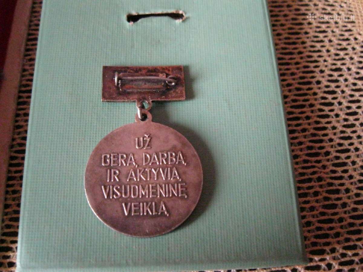 Ltsr medaliukas.zr. foto .sunkaus metalo su dezute - nuotraukos Nr. 3