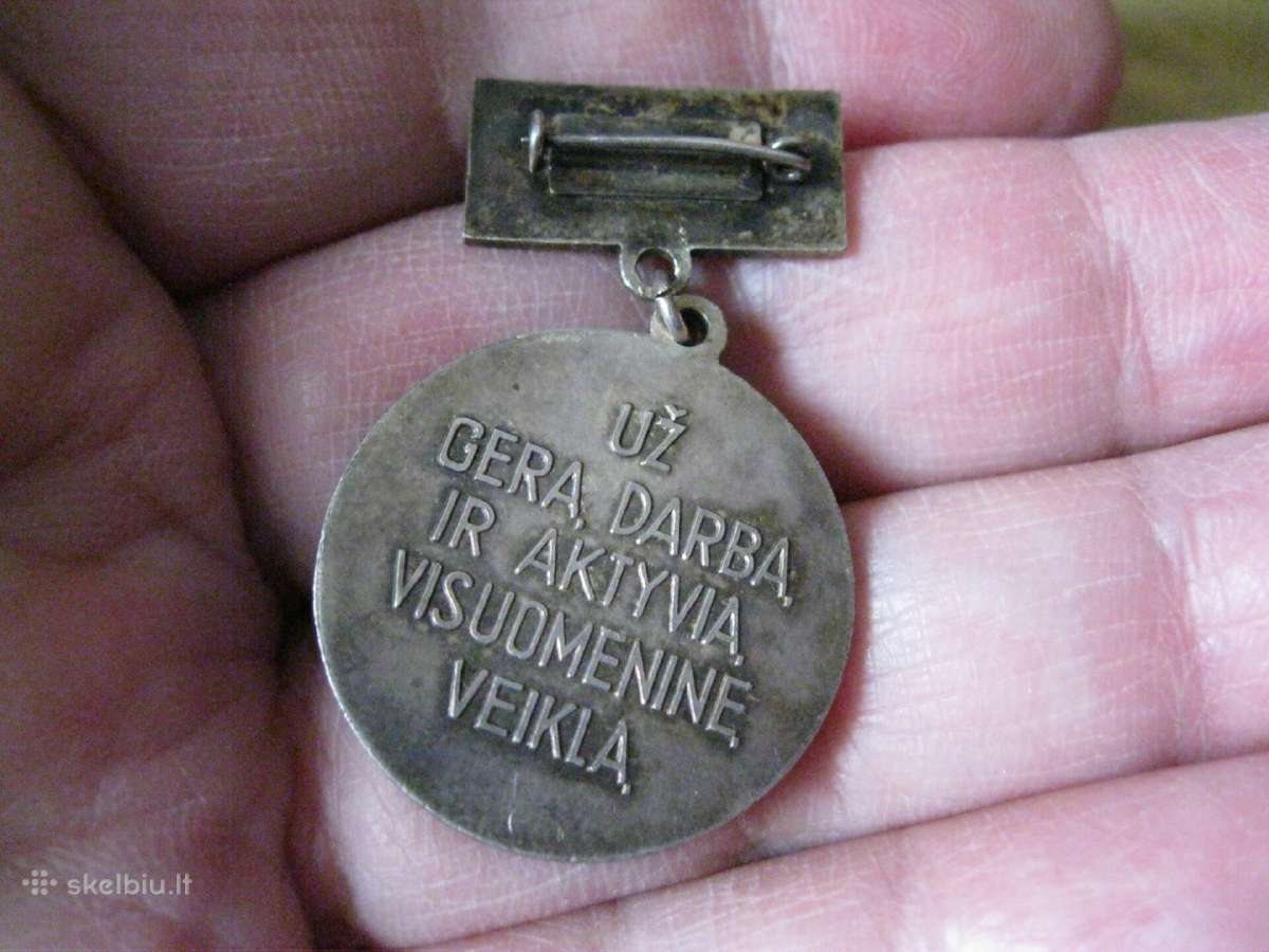 Ltsr medaliukas.zr. foto .sunkaus metalo su dezute - nuotraukos Nr. 7