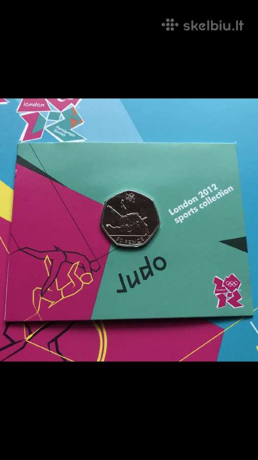 Moneta UK 50 pensu 2011m. Judo