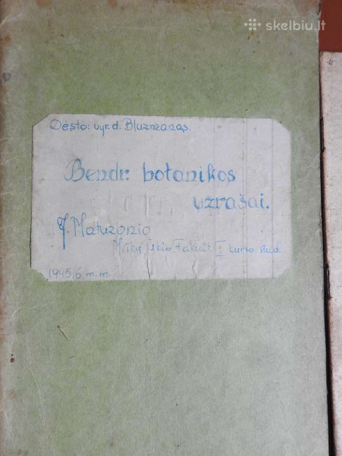 Miškininko eigulio mokslų užraišai 1945-1947 - nuotraukos Nr. 6