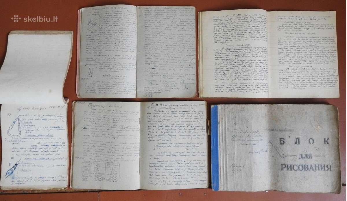 Miškininko eigulio mokslų užraišai 1945-1947 - nuotraukos Nr. 2