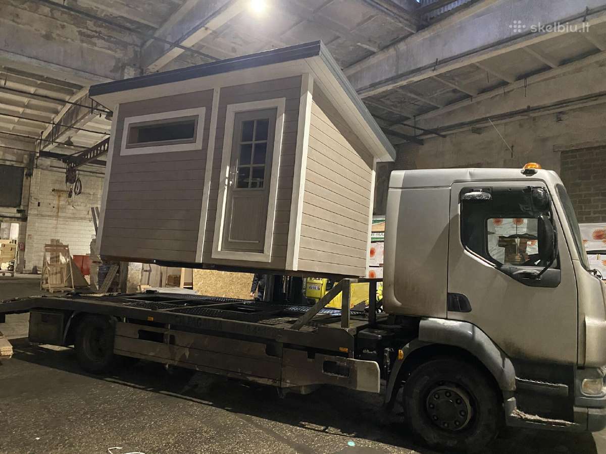 Lauko pirtis - saunas "Rasa" - 2.3 x 3.4 m - nuotraukos Nr. 4