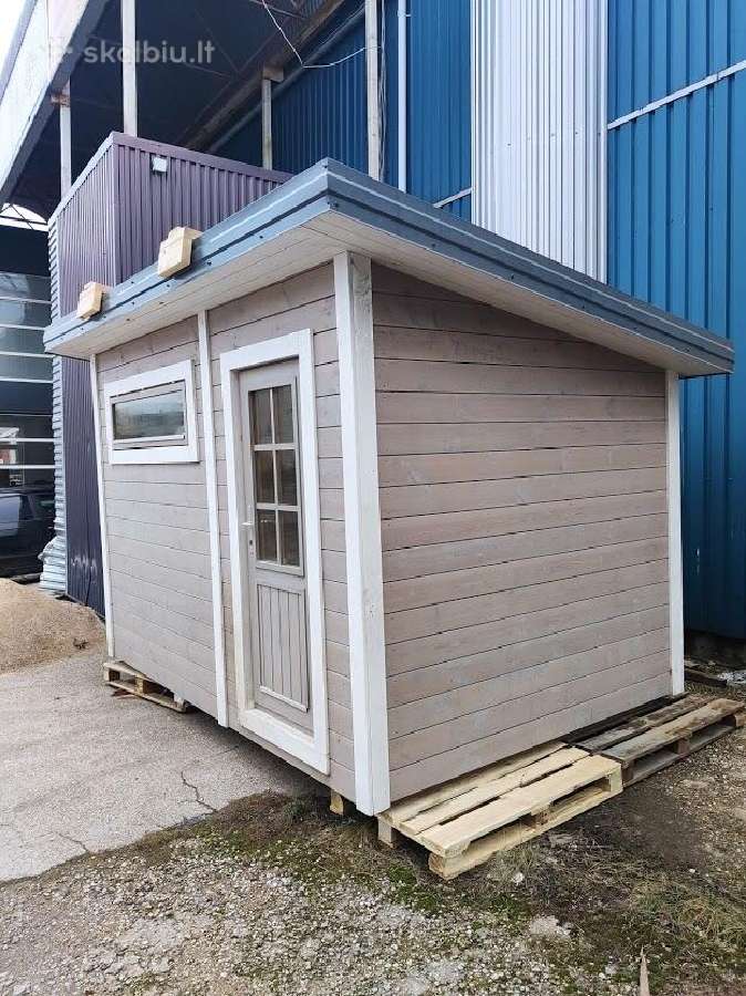Lauko pirtis - saunas "Rasa" - 2.3 x 3.4 m - nuotraukos Nr. 2
