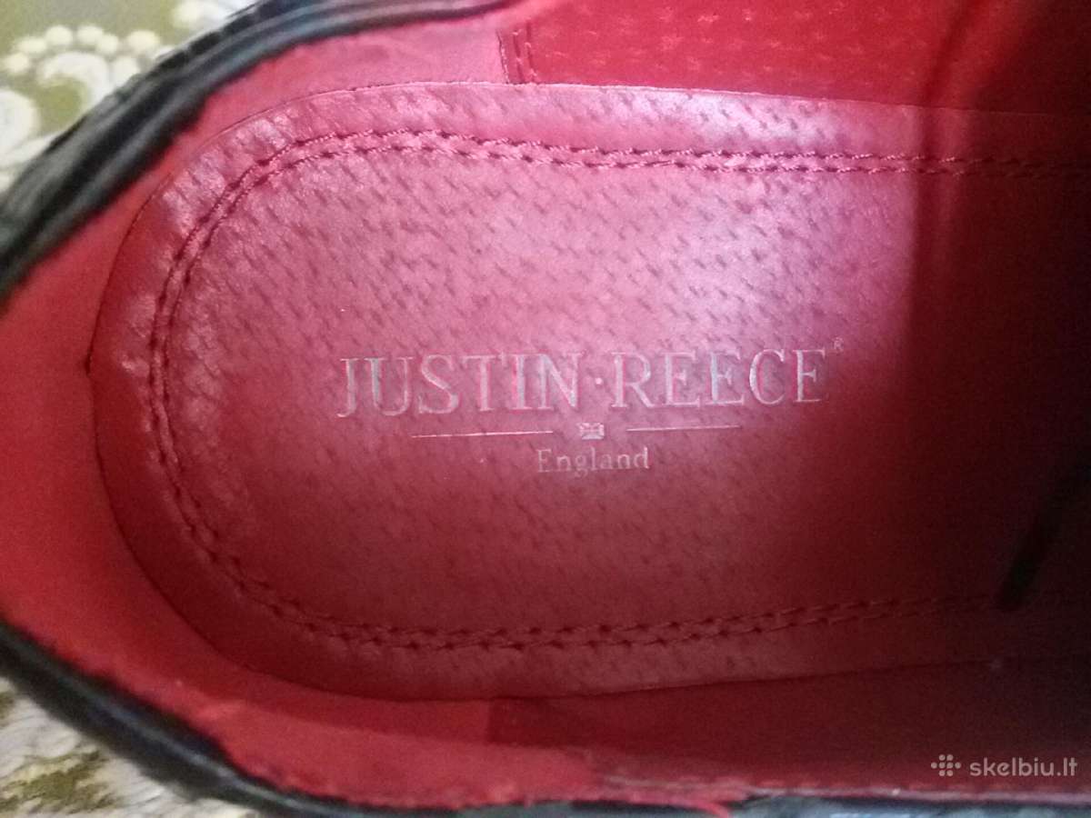 Batai"justin-reece"england 45 dydis odiniai - nuotraukos Nr. 8